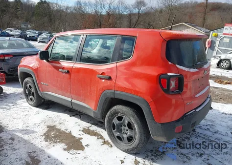 2015 Jeep Renegade Sport z USA, uszkodzony, nr VIN ZACCJBAH9FPC01876